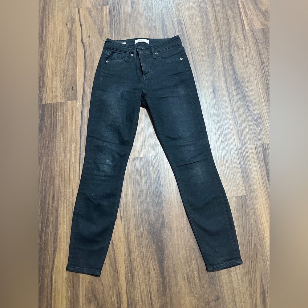 Chic Black Revtown Ankle Skinny Jeans for Women